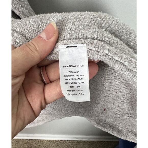 Barefoot Dreams Beige Cozy Chic Lite Long Open-Front Cardigan Size Small Women’s - Picture 4 of 6